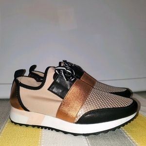 Steve Madden Antics Rose Gold Sneakers